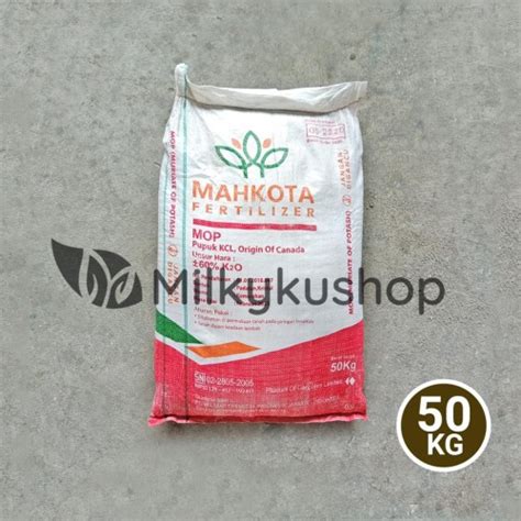 Jual Pupuk Mahkota Kcl Mop Kg Kemasan Pabrik Via Gosend Grab