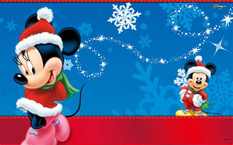 Mickey Loves Minnie Christmas Wallpaper – Christmas Cartoons