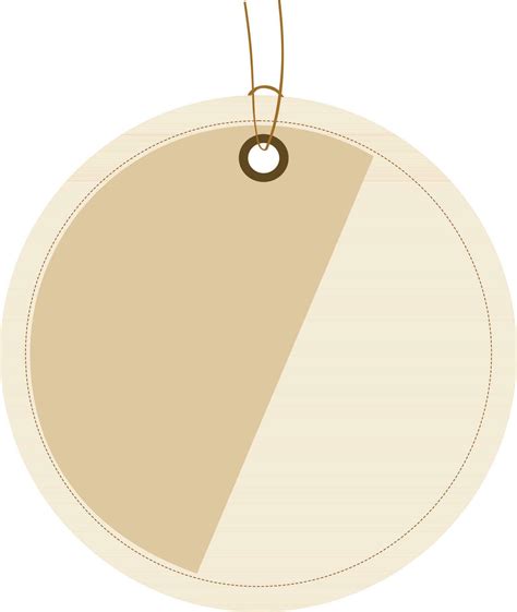 Circular shape hanging price tag illustration. 24387004 Vector Art at Vecteezy