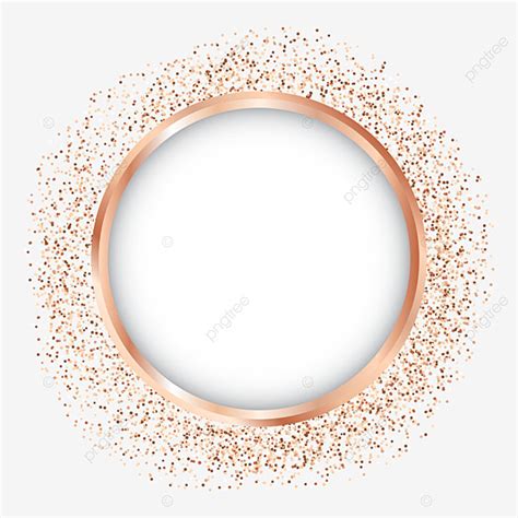 Rose Gold Circle Clipart Transparent Png Hd Rose Gold Circle Frame