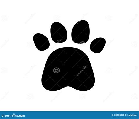 Paw Print Logo Icon Template Stock Vector - Illustration of glasses ...