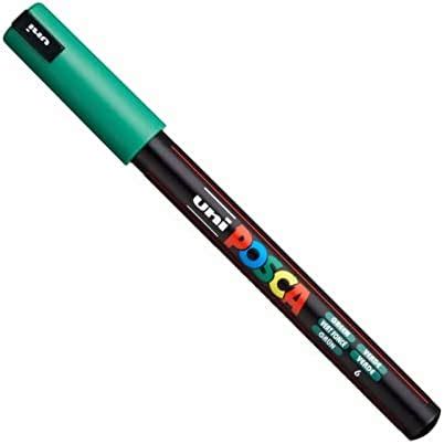 Amazon Posca Acrylic Paint Marker Pc Mr Ultra Fine Tip Green