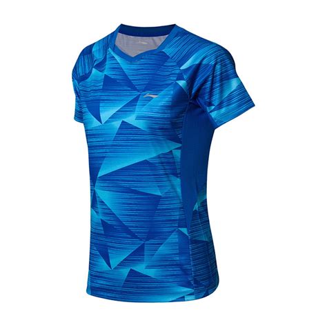 Li Ning Badminton Tshirt Lining Quick Dry Women Badminton Jersey