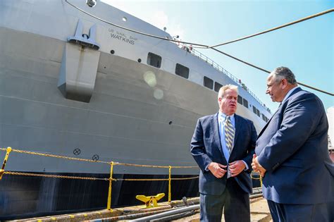 Secnav Visits Bayonne Dry Dock Maritime And Salvage Wolrd News