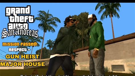 Gta San Andreas Gun Heist In Major House Mission Passed 🔥 Gta San