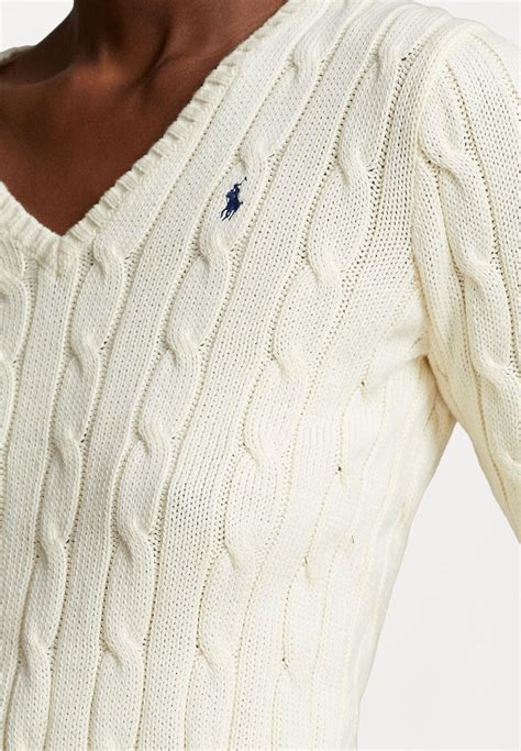 Polo Ralph Lauren Kimberly Long Sleeve Strickpullover Cream