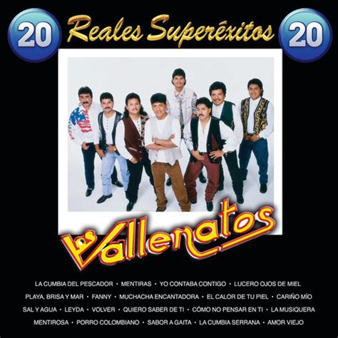 Los Vallenatos De La Cumbia 20 Reales Super Exitos Letras Y