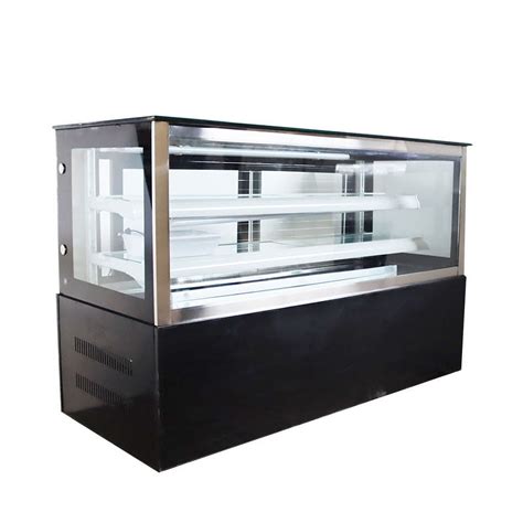 INTSUPERMAI 47 Refrigerated Cake Showcase Cooling Display Case Bakery