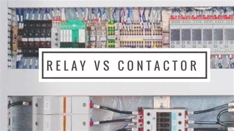 Plc Training Series Contactor And Relayplc Tutorial Lecture2 Youtube