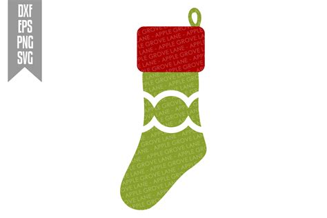 Christmas Stocking Svg Bundle 12 Designs Svg Eps Dxf Png