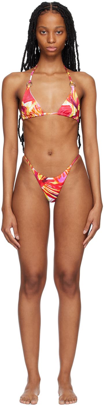 Multicolored Mini Ring Bikini By Louisa Ballou On Sale