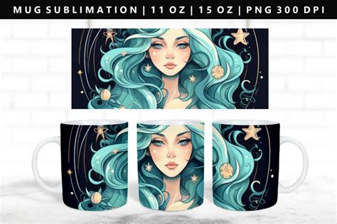 Aquarius Oz Oz Mug Sublimation Mug Wrap Png