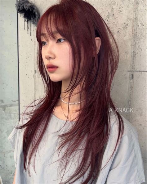 Red Brown Hair Color Pretty Hair Color Dark Hair With Color Wine Red