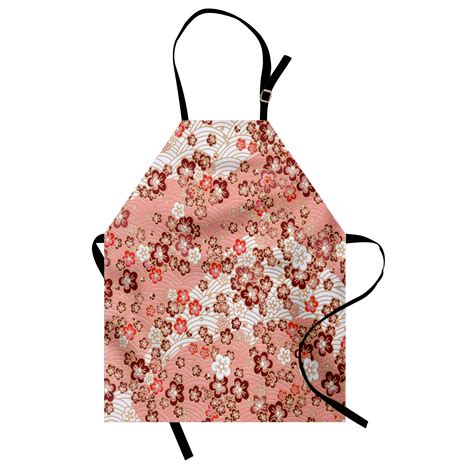 East Urban Home Japanese Apron Cooking Gardening Adult Size Coral