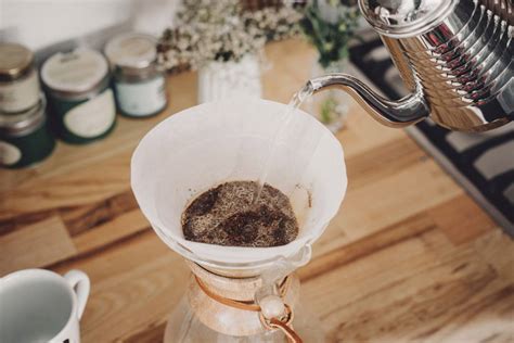 Filter Coffee Preparation In The Chemex Coffee Circle