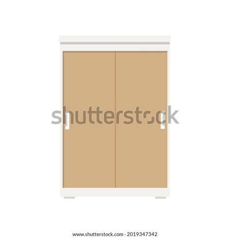 Wardrobe Vector Wardrobe On White Background Stock Vector Royalty Free