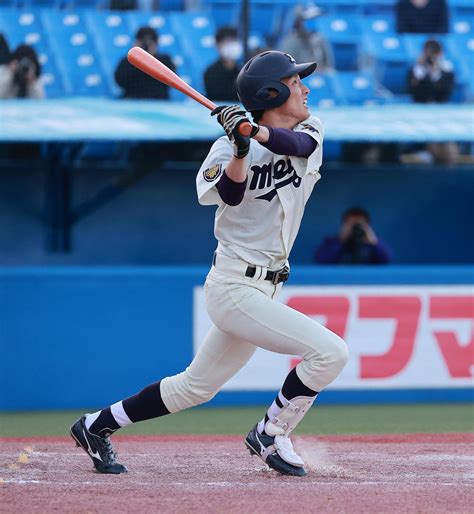 明大が30年ぶり毎回得点で開幕2連勝 丸山主将「積み重ねの結果です」 アマ野球写真ニュース 日刊スポーツ