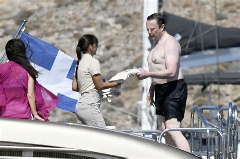 Shirtless Elon Musk Vacations In Mykonos On Luxury Yacht