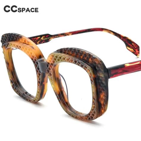 Lunettes léopard en acétate creux pour hommes et femmes lunettes de