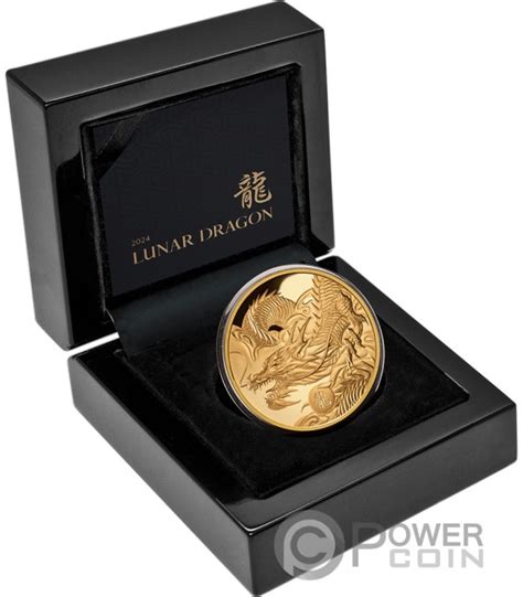 LUNAR DRAGON 1 Oz Moneda Oro 100 Niue 2024