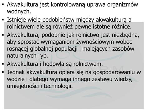 PPT Kurs 01 Dlaczego Akwakultura PowerPoint Presentation Free