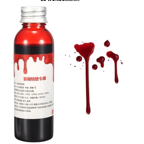 Artificial Fake Blood Red Face Body Makeup Film Tv Prop Cos Simulation