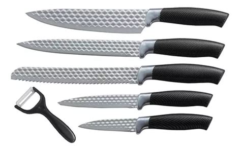 Set Juego Cuchillos Acero Pelador Cocina Profesional Chef Envío gratis