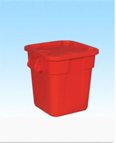 Square Brute Containers And Lids 28 Gal