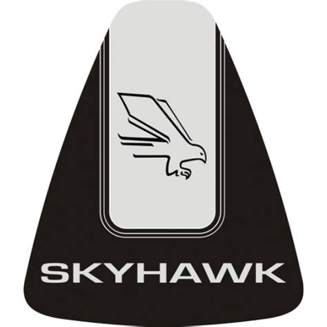 Cessna Skyhawk Yoke Aircraft Logo Vinyl Graphics Decal Skyhawk 172