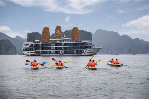 越南旅遊 河內下龍灣法式浪漫5日小瑞士潭島城堡國家公園下龍灣五星海上移動VILLA星宇或長榮航空 KKday