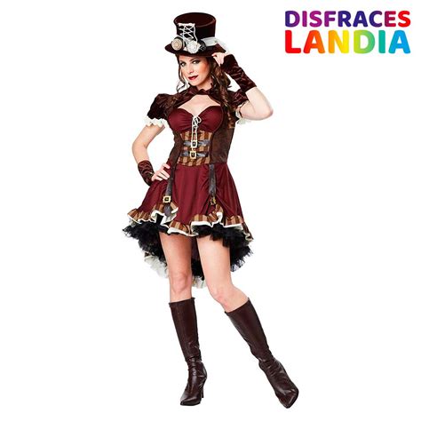 Disfraz De Steampunk Aventurera Para Mujer Disfraces Originales Y