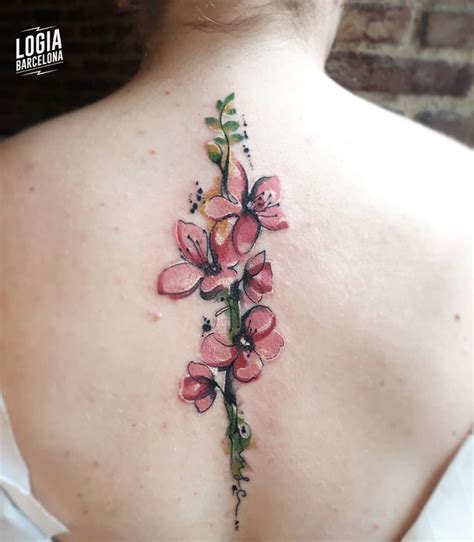 Tatuajes Para Mujer Flores De Cerezo