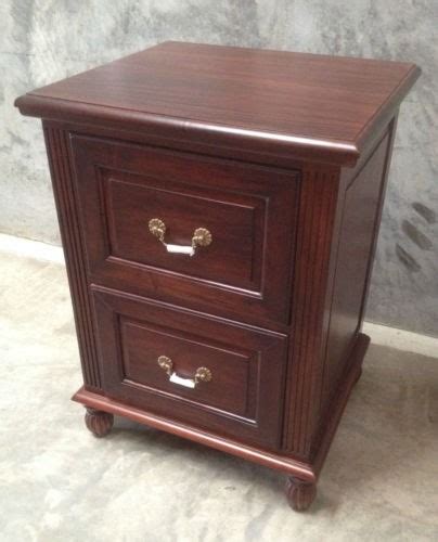 Solid Mahogany Wood Drawers Filing Cabinet Turendav Australia