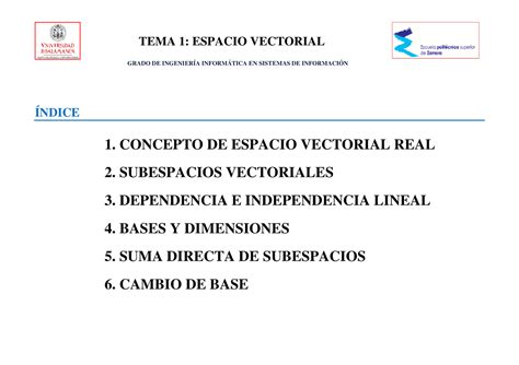 Tema 1 Espacios Vectoriales Warning Tt Undefined Function 32