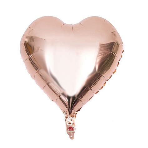 9inch 18inch Rose Gold Heart Foil Balloon Online Party Supplies