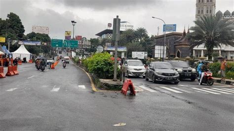 Detik Detik Jalur Puncak Bogor Ditutup Jelang Tahun Baru Kendaraan