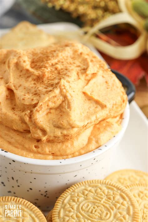 Pumpkin Fluff Dip Easy Minute Prep