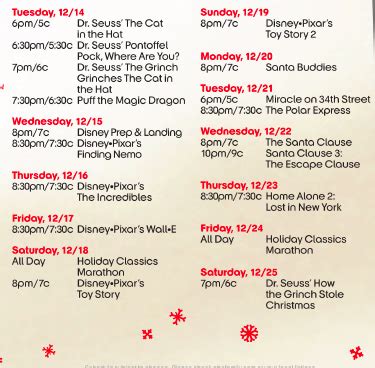 ABC Family’s 25 Days of Christmas Schedule - Mom and More