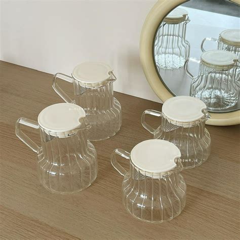 Jual MINIHOME COMO Teko Pitcher Jug Tahan Panas Gelas Kopi Kaca