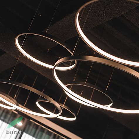 60cm 80cm 100cm 120cm Inner Lighting Circle LED Pendant Light For