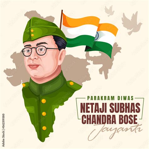 poster typography  netaji subhas chandra bose jayanti wall art