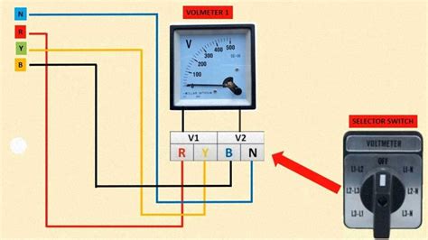 How To Wire A Three Phase Voltmeter A Comprehensive Diagram And Guide