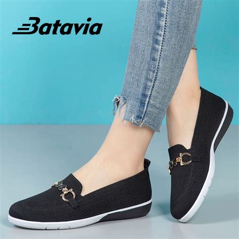 Jual Batavia Sepatu Wanita Sepatu Flyknit Sepatu Wanita Ibu Sepatu