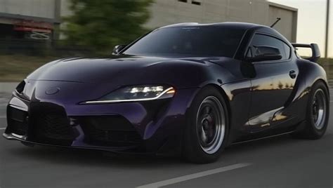 This Midnight Purple Daily Driven 2020 MKV Toyota Supra Has 800 HP