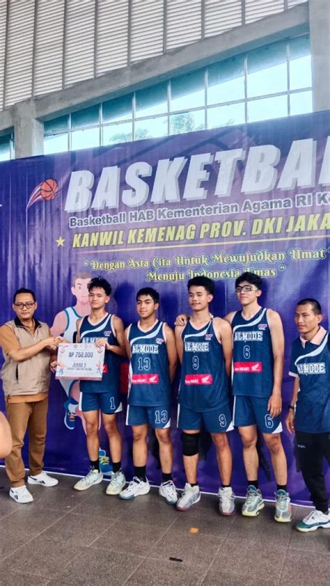 Tim Basket Putra Man Jakarta Raih Juara Pada Turnamen Basket Hab