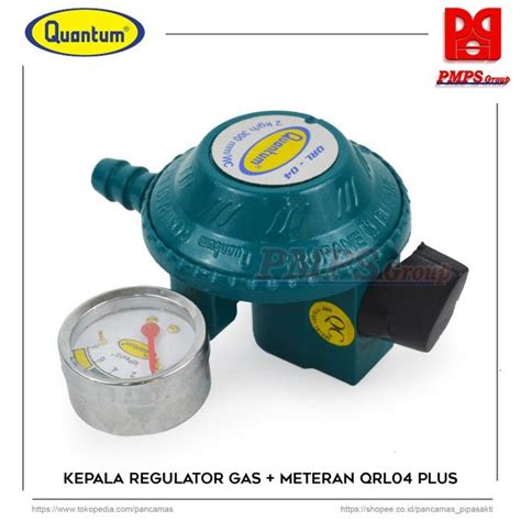 Quantum Regulator Gas Lpg Qrl 04 Plus Meteran X1L4 Regulator Gas