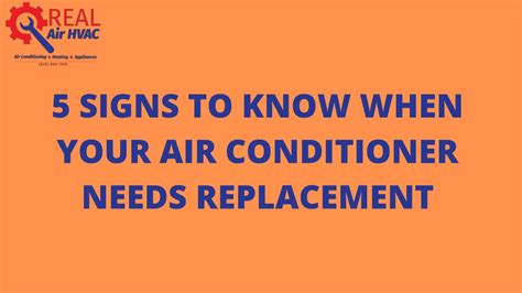 Ppt Signs To Know When Your Air Conditioner Needs Replacement