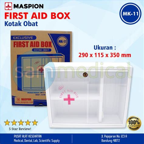 Jual Maspion Kotak P3k Obat Kecil Kotak Obat First Aid Box Mk 11 Di