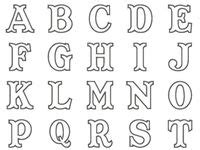 7 Hollow letters ideas | alphabet templates, letters, lettering alphabet