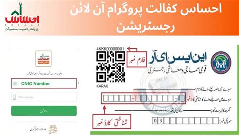 Ehsaas Kafalat Program Online Registration Cnic Check